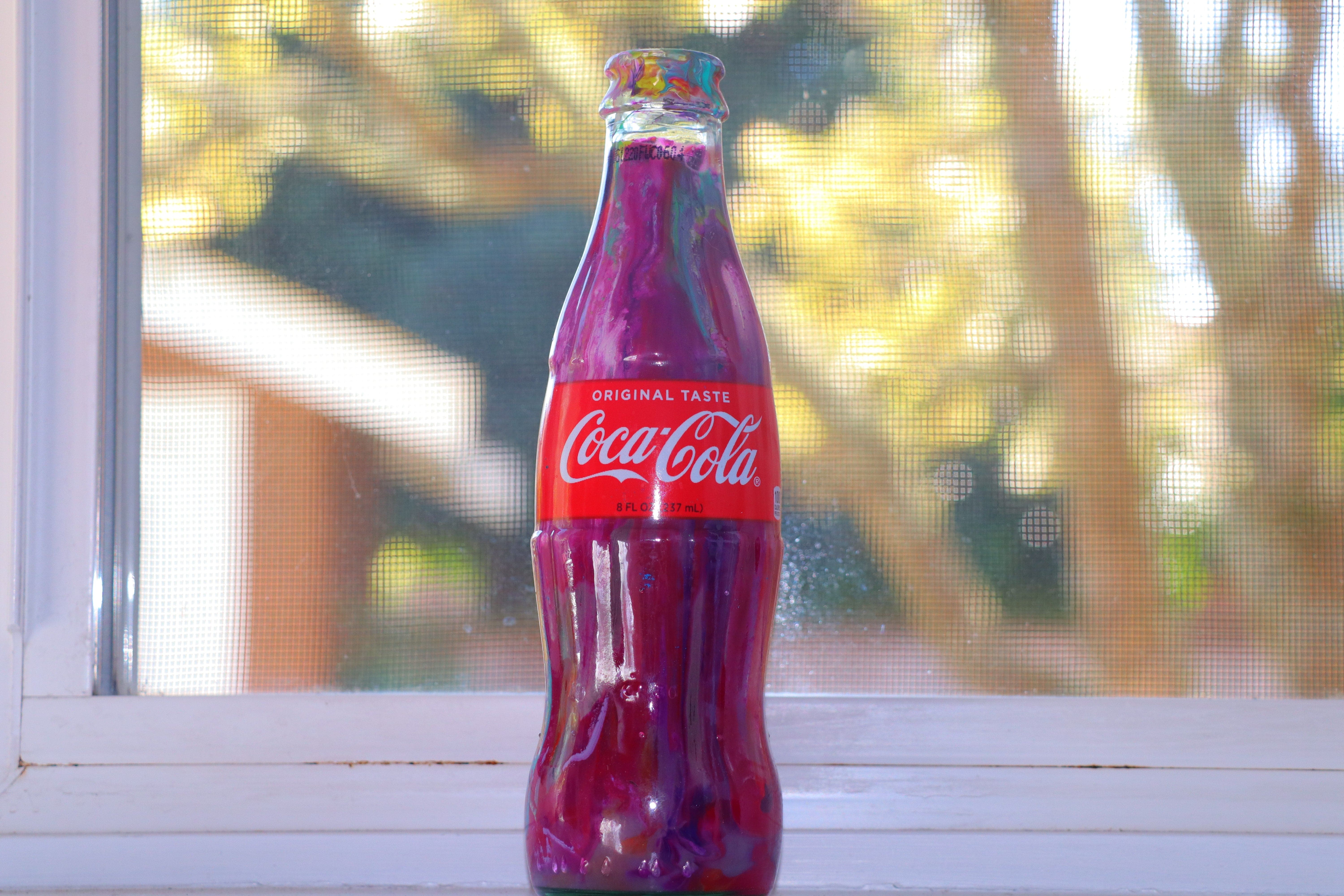 Cola Bottle, mixed media